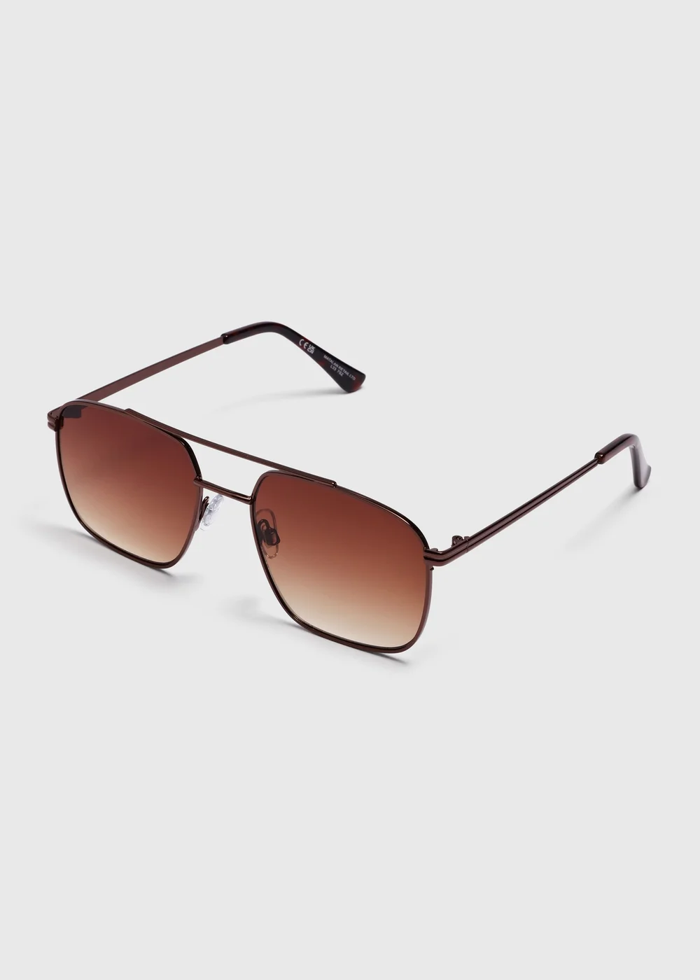 Copper Aviator Sunglasses Image 1