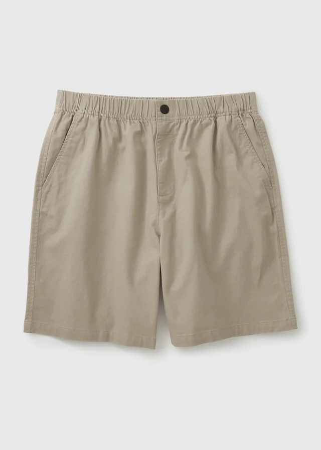 Bone Relaxed Fit Chino Shorts