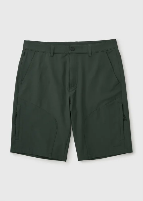 Teal Showerproof Trek Shorts - 30 waist Image 3
