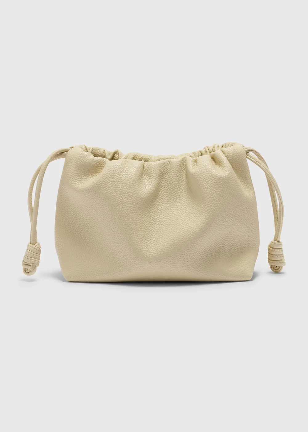 Cream Pouch Bag - One Size Image 3