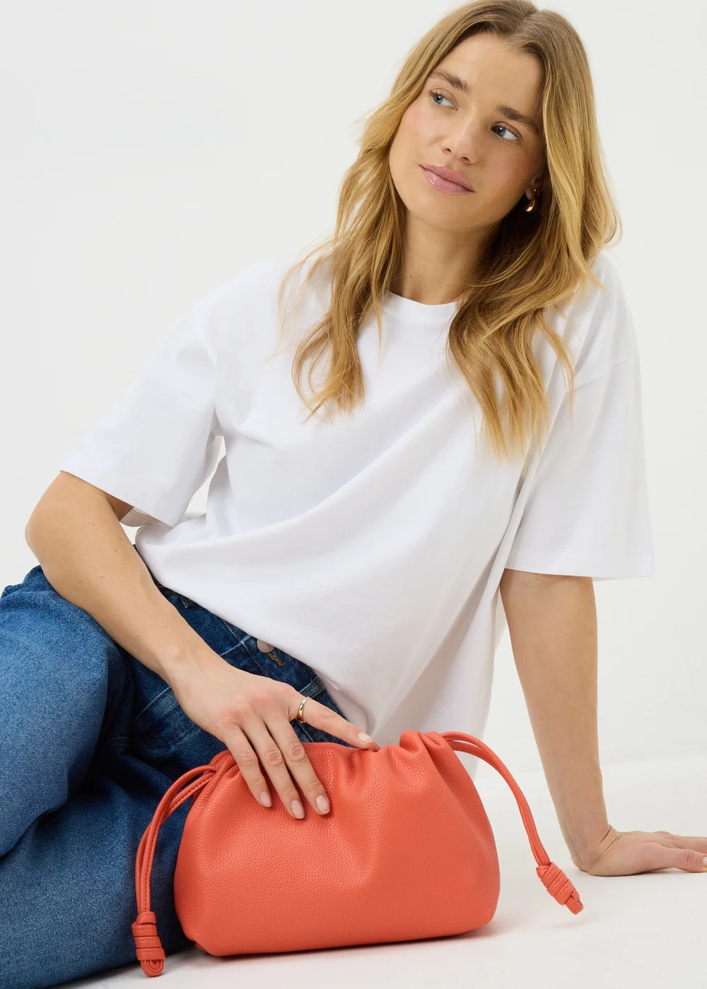Coral Pouch Bag - One Size Image 1