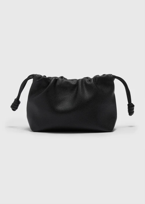 Black Pouch Bag - One Size Image 3