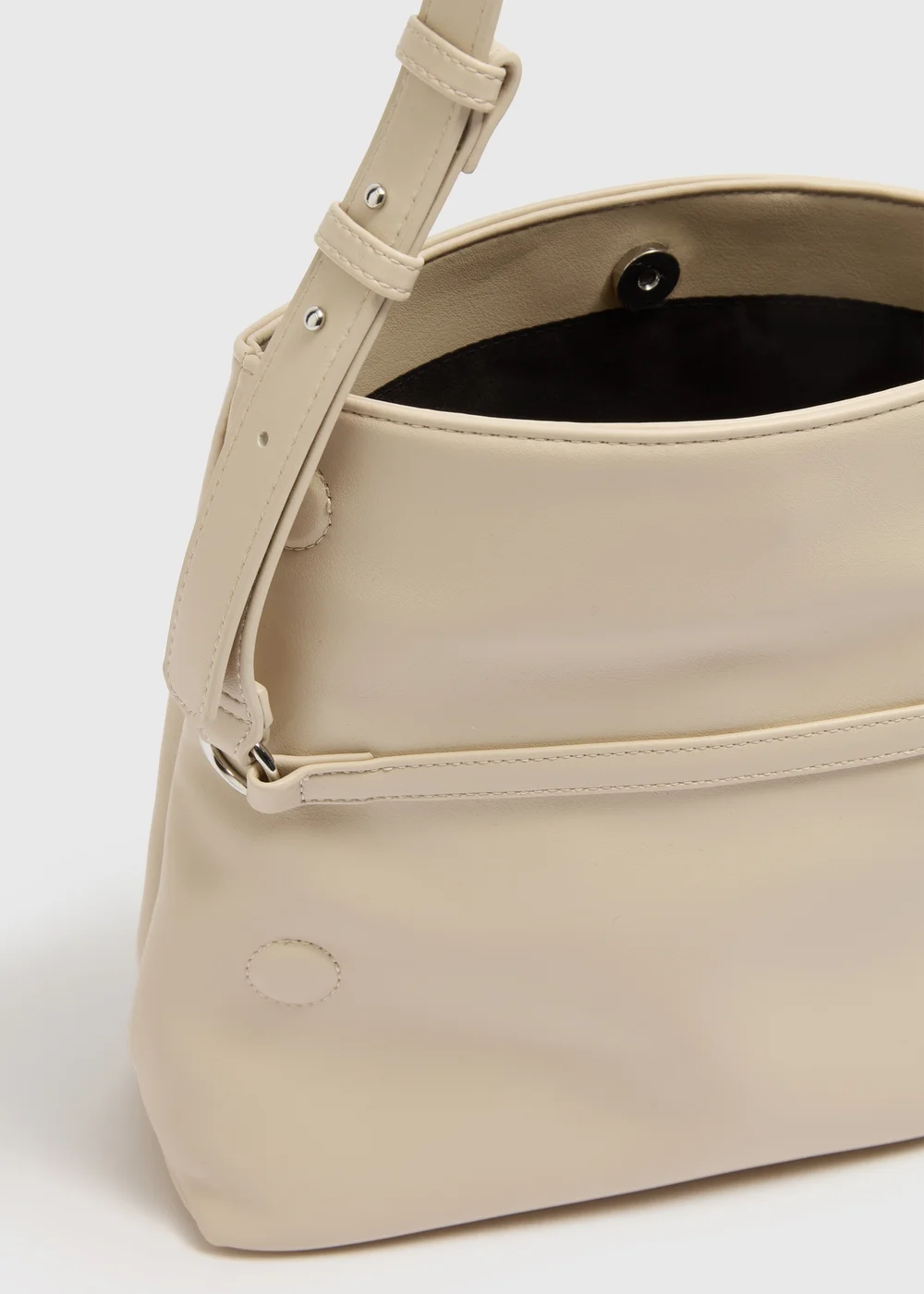 Stone Fold Over Shoulder Bag - One Size Image 4