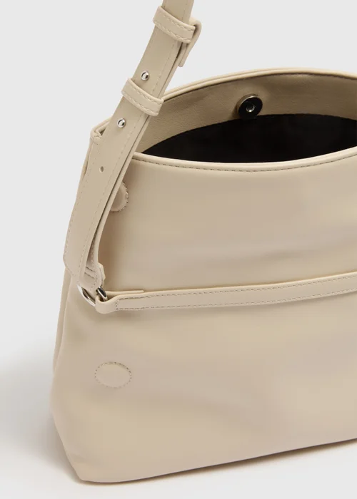 Stone Fold Over Shoulder Bag - One Size Image 4
