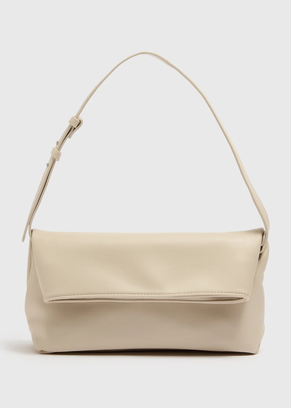 Stone Fold Over Shoulder Bag - One Size Image 3