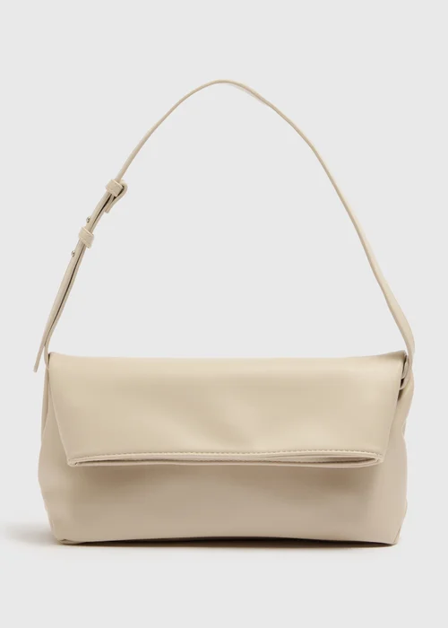 Stone Fold Over Shoulder Bag - One Size Image 3