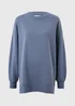 Blue Longline Sweatshirt - M Image 3