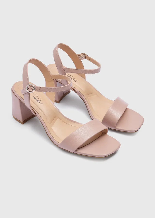 Blush Pink Block Heels