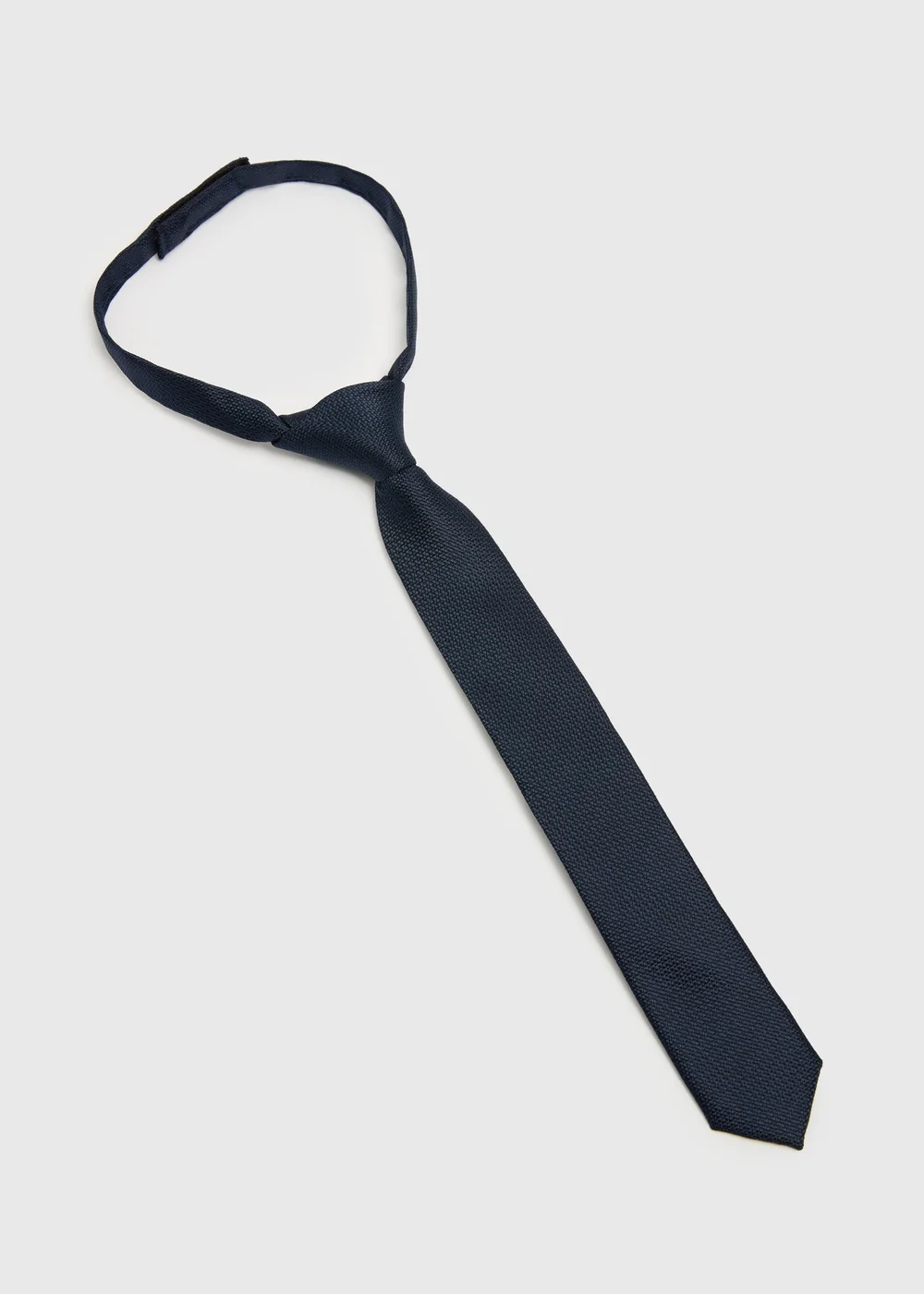 Boys Navy Rip Tape Tie (3-6yrs) - Age 3 - 6 Years Image 1