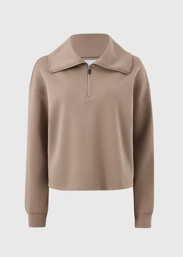 Fossil Interlock Wide Collar Sweatshirt