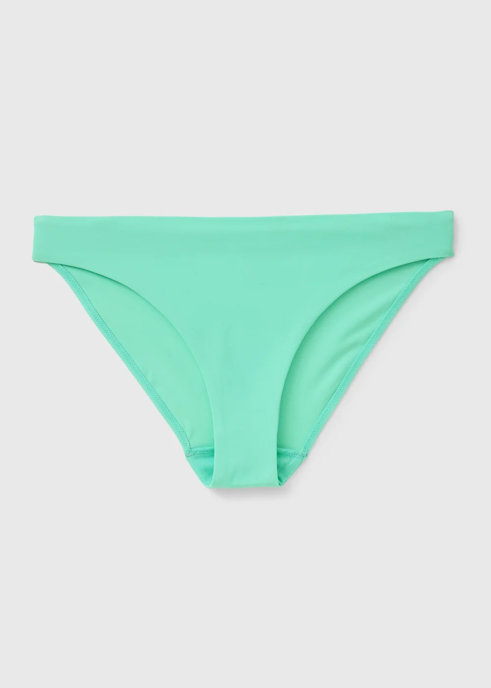 Aqua Blue Full Side Bikini Bottoms - 6 Image 3