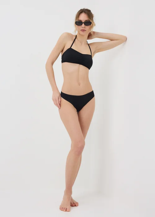 Black Full Side Bikini Bottoms - 16 Image 1
