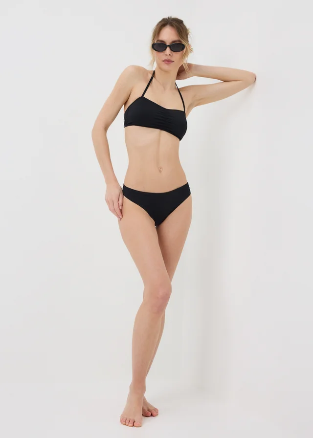 Black Full Side Bikini Bottoms