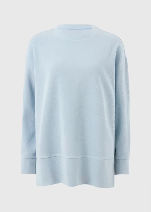 Souluxe Light Blue Longline Sweatshirt - M Image 3