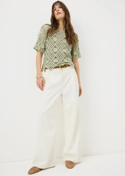 Sage Green Crochet Top - 18 Image 2