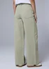 Green Wide Leg Jeans - 22/L29 Image 3