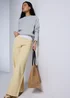 Yellow Wide Leg Jeans - 20/L29 Image 1