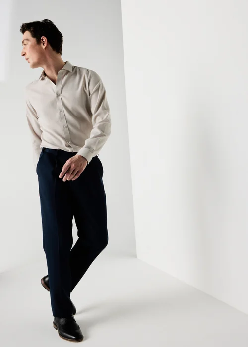 Taylor & Wright Stone Dobby Regular Fit Shirt - L Image 2