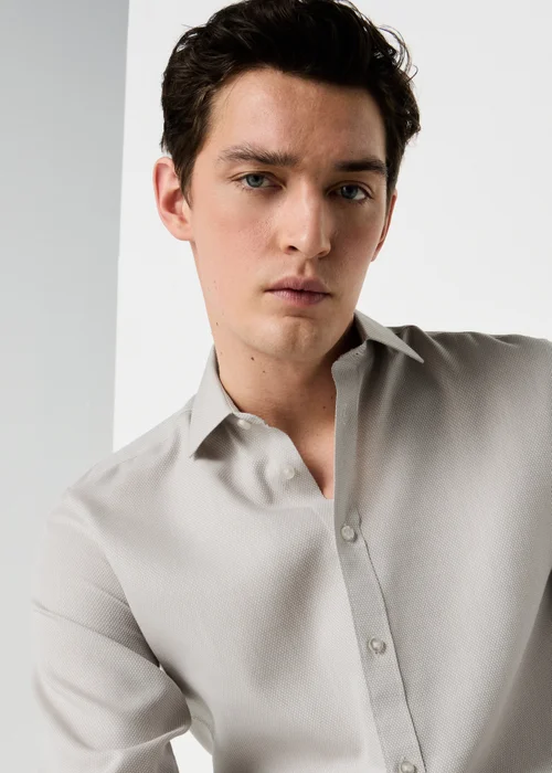 Taylor & Wright Stone Dobby Regular Fit Shirt - L Image 3