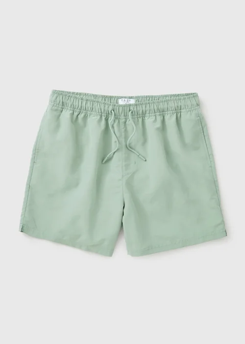 Sage Green Essential Regular Fit Swim Shorts - XXXL Image 3