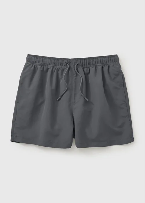 Charcoal Short Length Essential Swim Shorts - XS Image 3