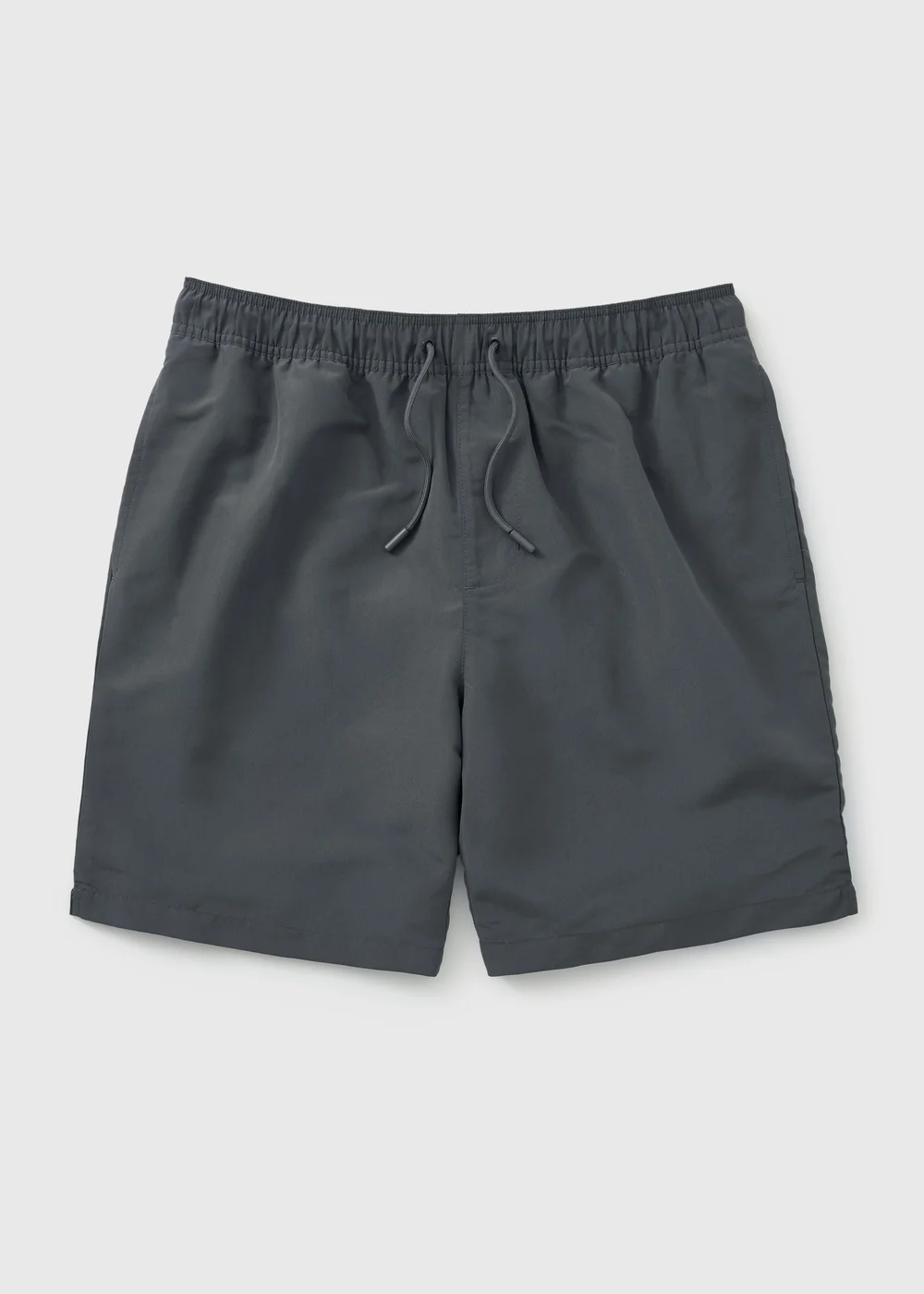 Charcoal Long Length Essential Swim Shorts - XXXL Image 3