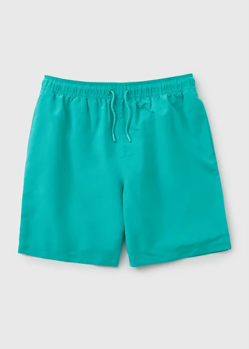 Aqua Blue Long Length Swim Shorts - XXXL Image 2