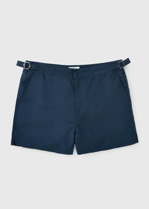 Navy Buckle Smart Swim Shorts - S Image 3