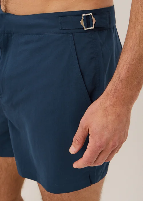 Navy Buckle Smart Swim Shorts - S Image 2