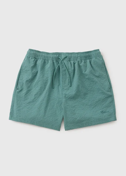 Green Seersucker Swim Shorts - XXXL Image 3