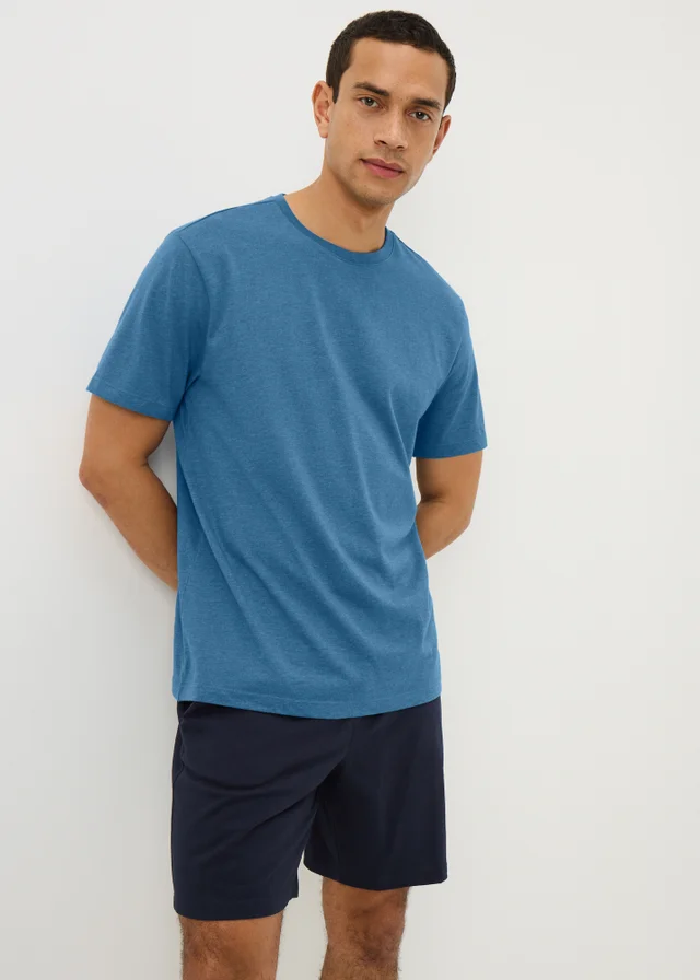 Navy Essential Short Pyjama Set