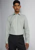 Taylor & Wright Green Textured Slim Fit Shirt - S Image 1