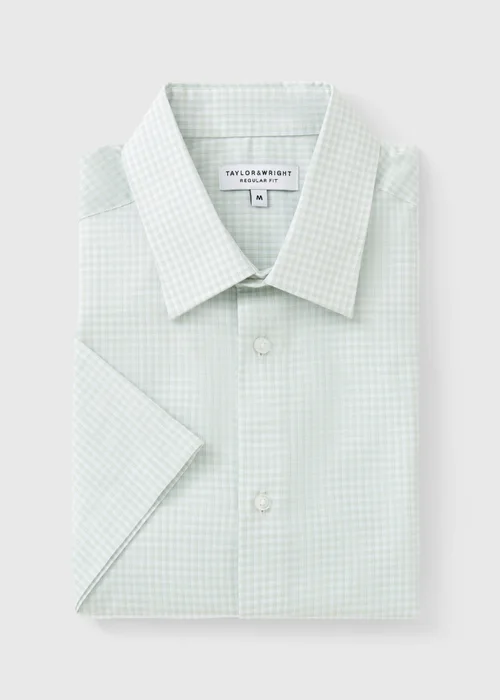 Taylor & Wright Green Check Shirt - S Image 5