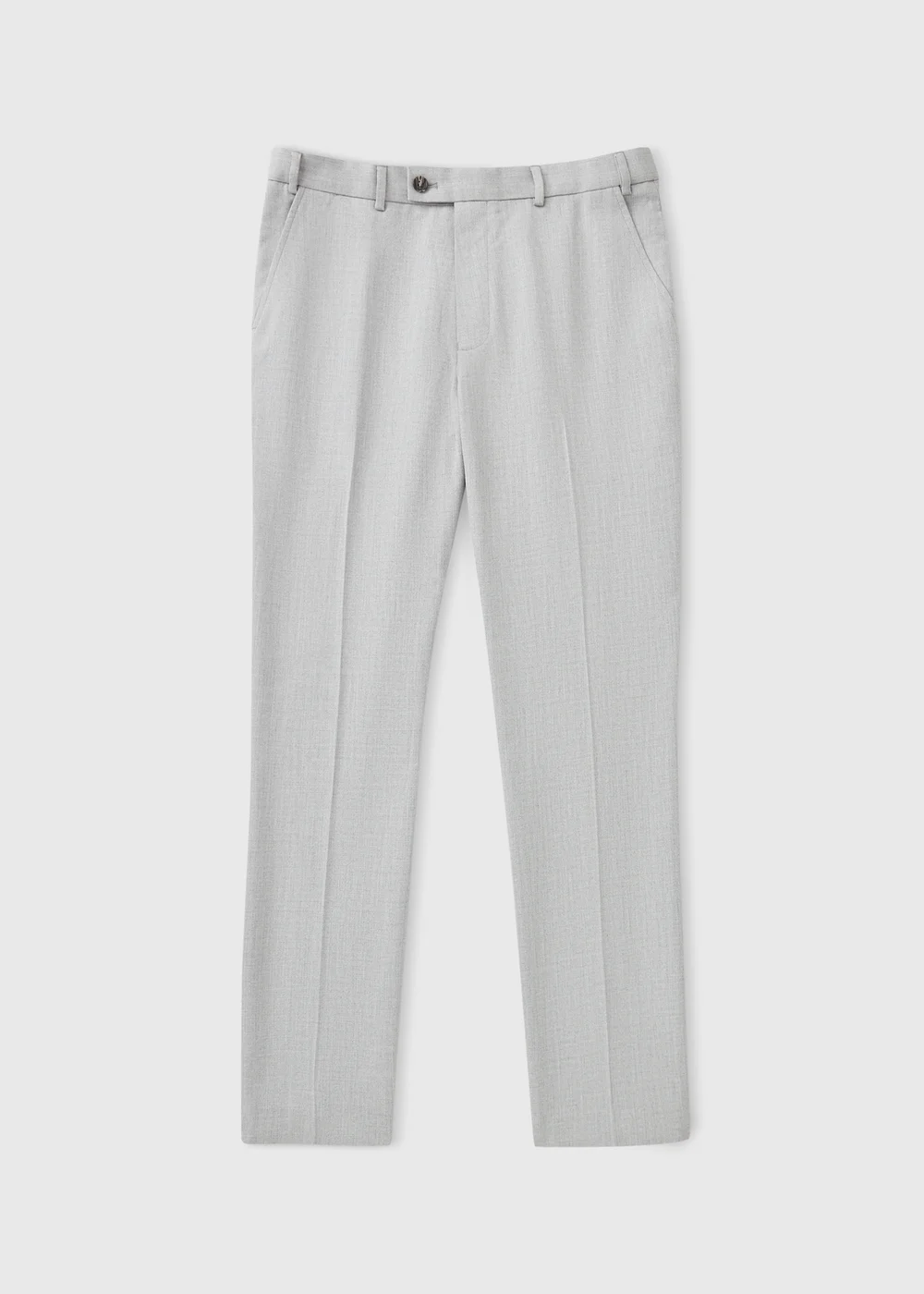 Taylor & Wright Grey Active Waist Slim Fit Trousers - 38/L29 Image 4