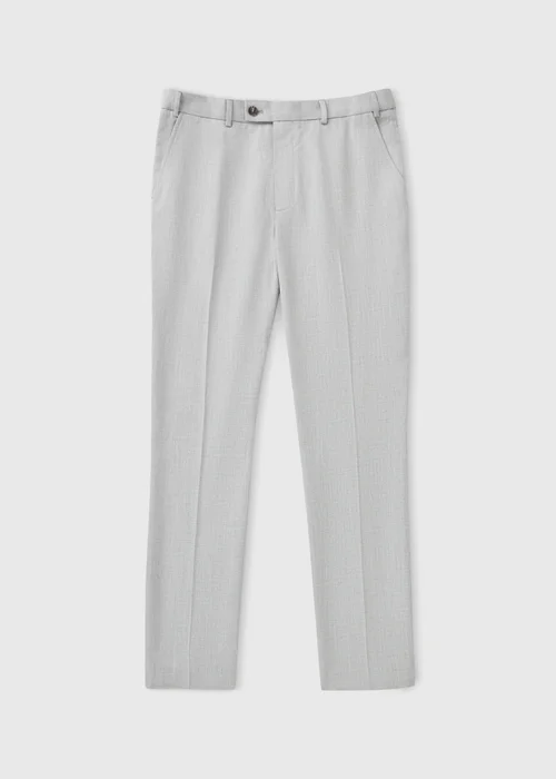 Taylor & Wright Grey Active Waist Slim Fit Trousers - 38/L29 Image 4