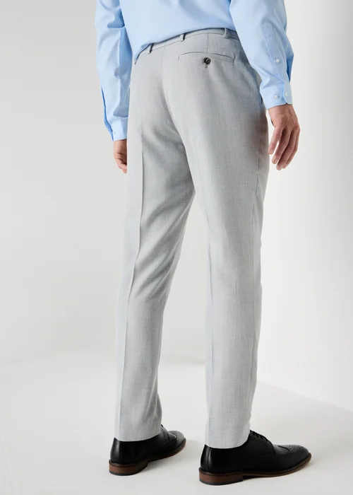 Taylor & Wright Grey Active Waist Slim Fit Trousers - 38/L29 Image 3