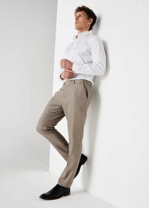 Taylor & Wright Stone Active Waist Slim Fit Trousers - 40/L33 Image 4