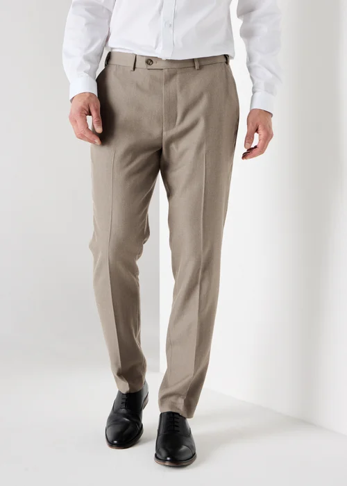 Taylor & Wright Stone Active Waist Slim Fit Trousers - 40/L33 Image 2