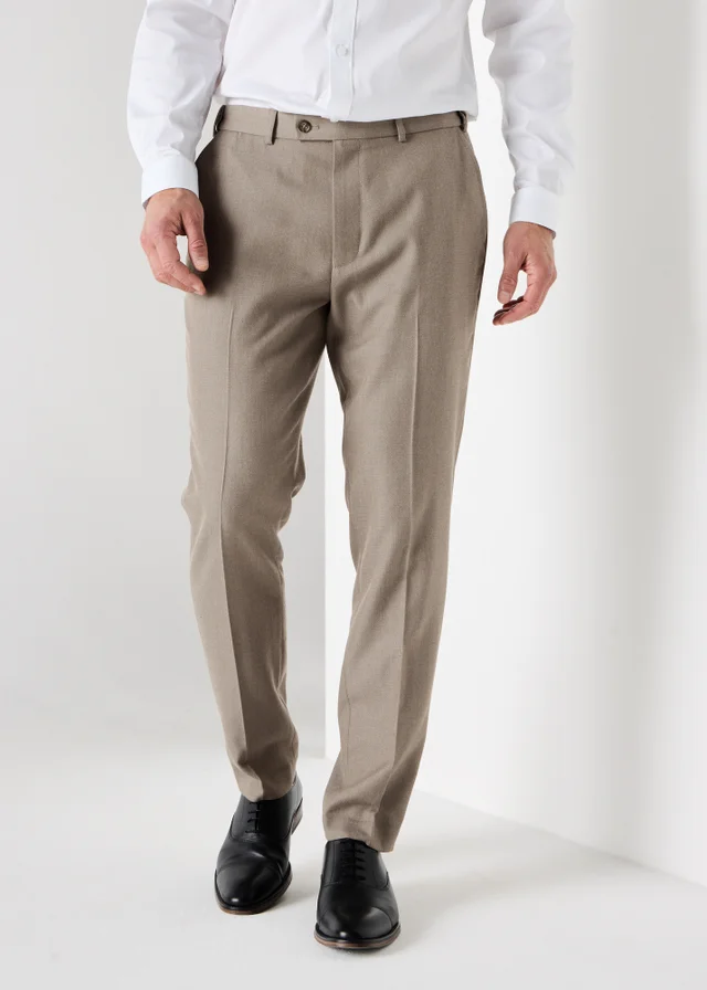 Taylor & Wright Stone Active Waist Slim Fit Trousers