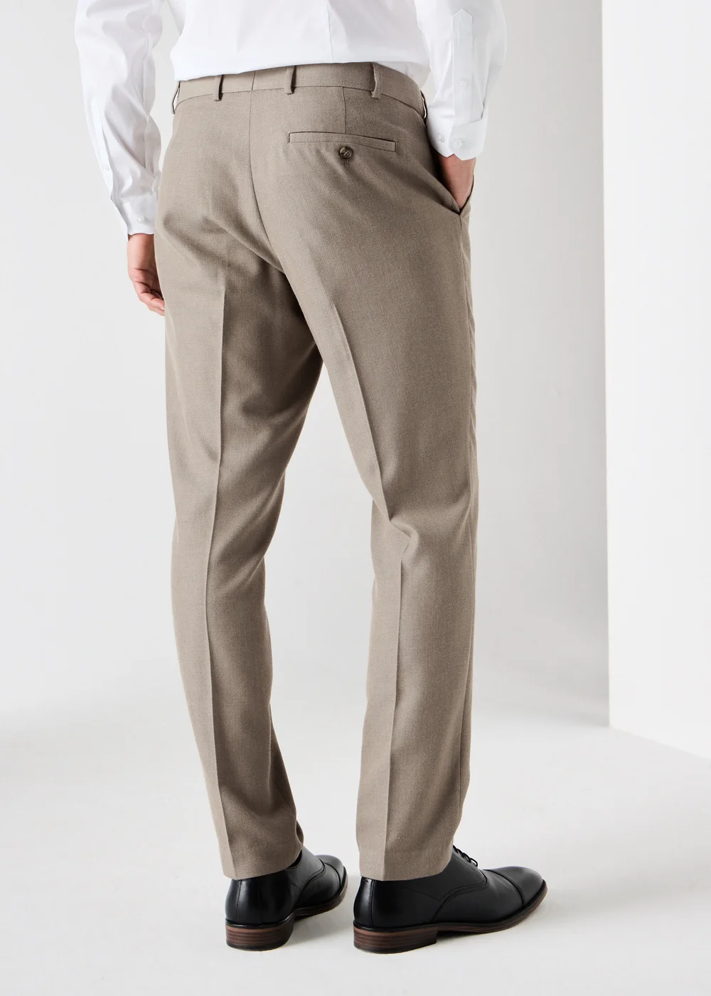 Taylor & Wright Stone Active Waist Slim Fit Trousers - 40/L33 Image 3