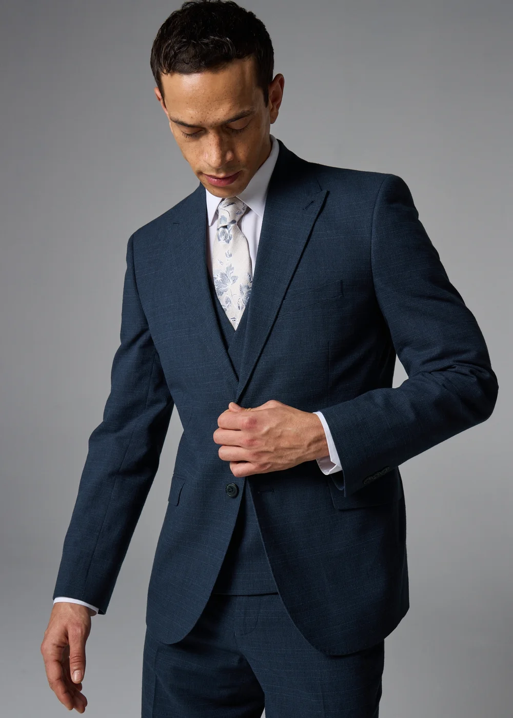 Taylor & Wright Highgrove Italian Navy Tailored Suit Jacket - 38 S Image 1