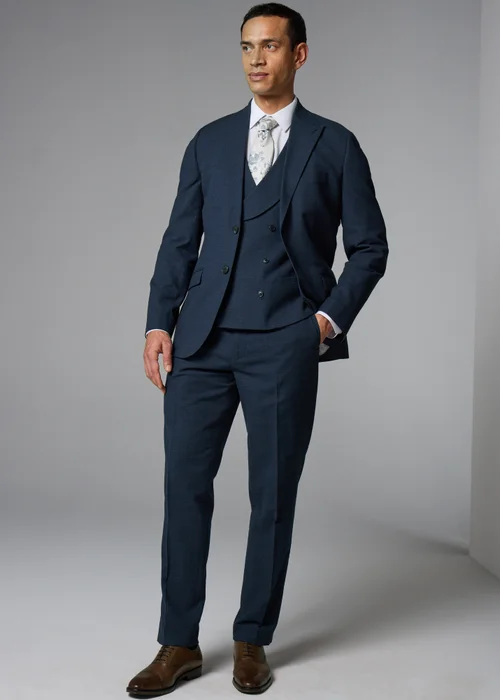 Taylor & Wright Highgrove Italian Navy Tailored Suit Jacket - 38 S Image 2