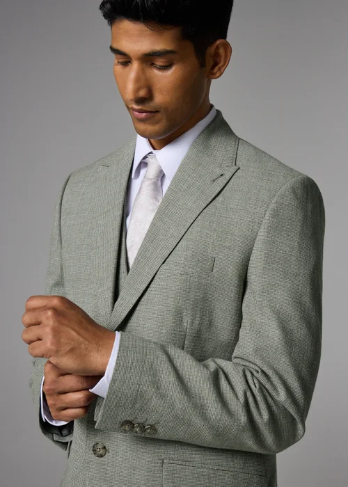 Taylor & Wright Eden Italian Green Tailored Suit Jacket - 38 S Image 3