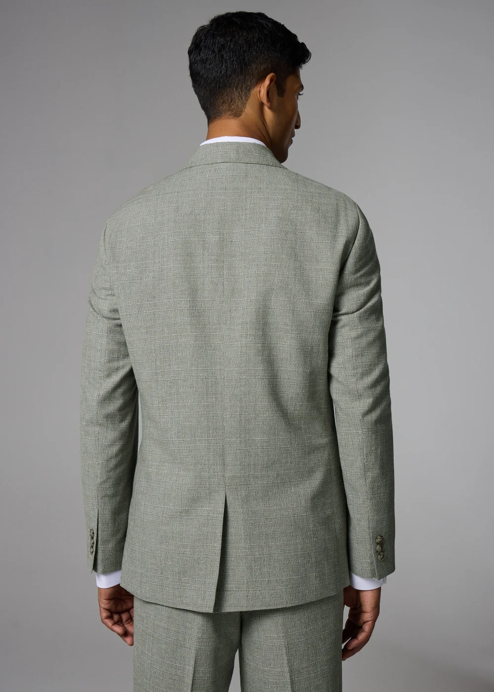 Taylor & Wright Eden Italian Green Tailored Suit Jacket - 38 S Image 4