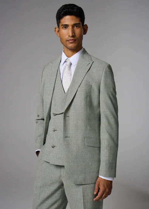 Taylor & Wright Eden Italian Green Tailored Suit Jacket - 38 S Image 1