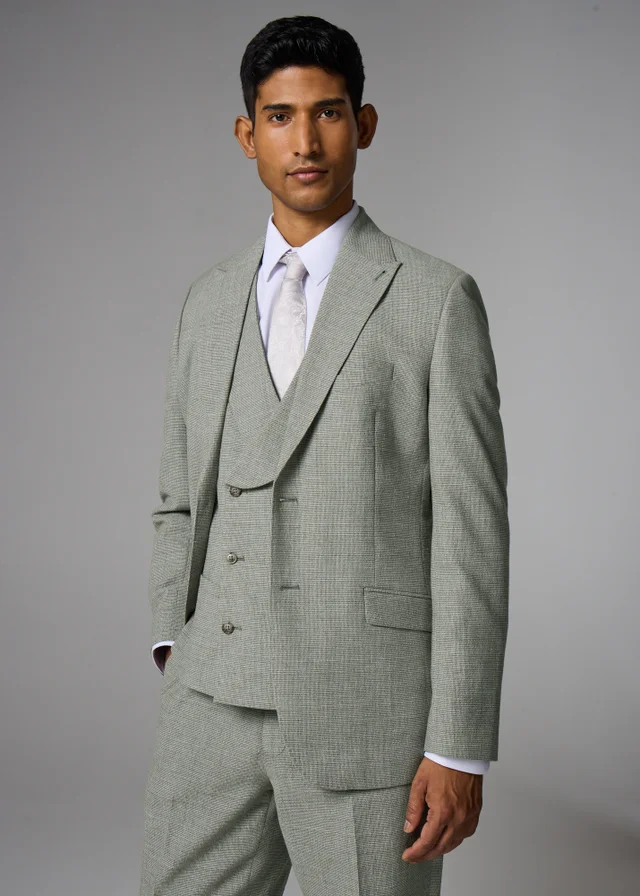Taylor & Wright Eden Italian Green Tailored Suit Jacket