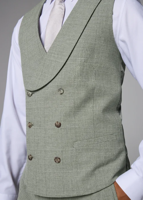 Taylor & Wright Eden Italian Green Suit Waistcoat - S Image 3