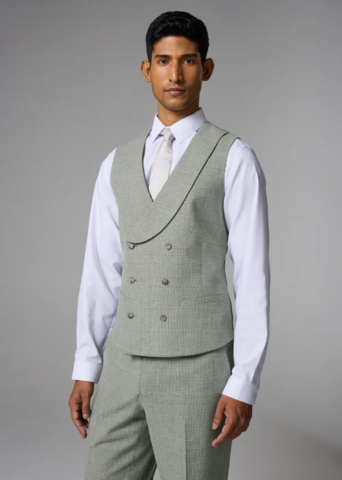 Taylor & Wright Eden Italian Green Suit Waistcoat - S Image 1