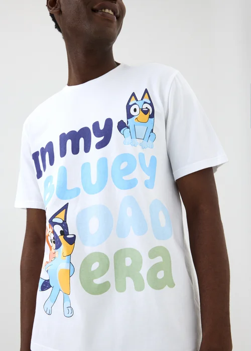 Bluey White Dad Short Matching Family Pyjama Set - Extra small Image 2