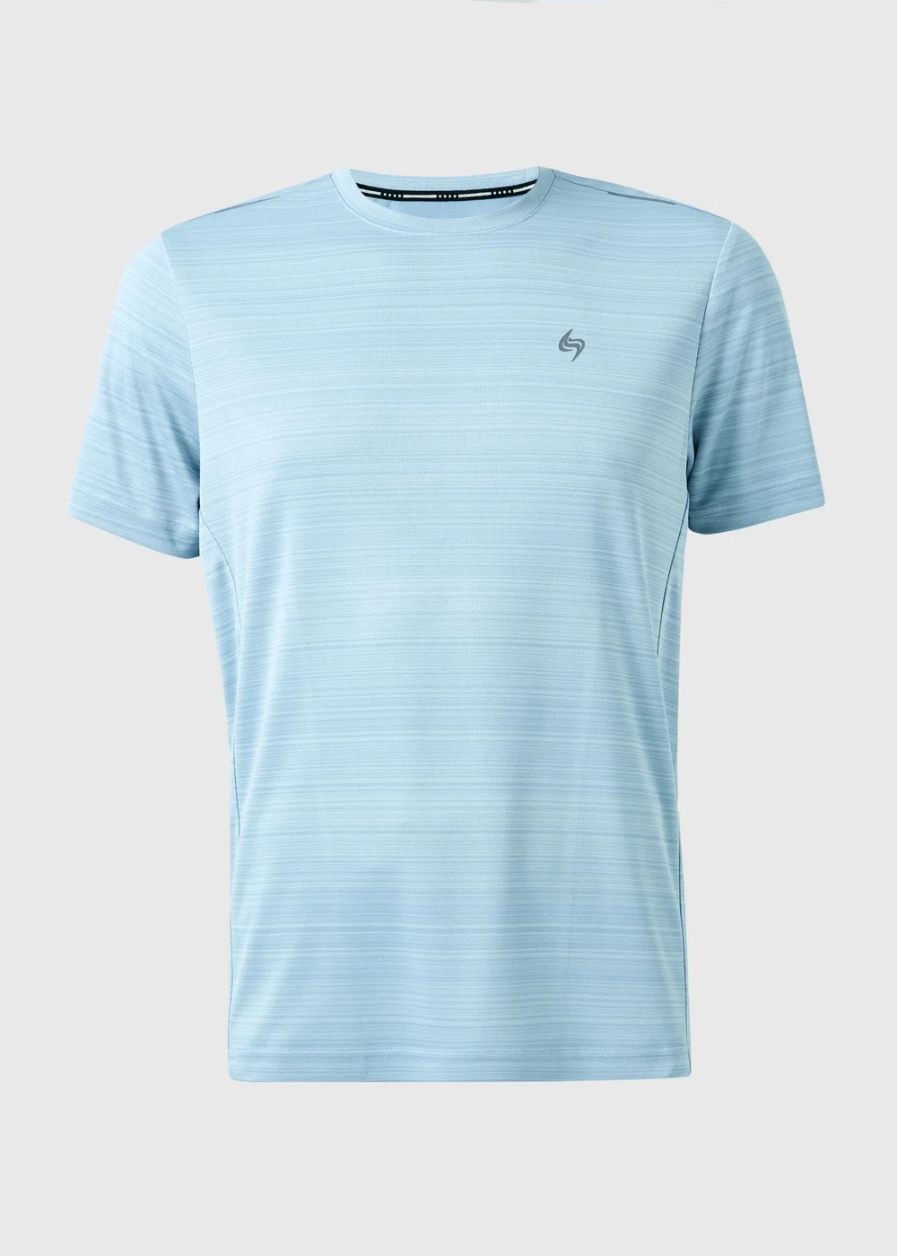Souluxe Light Blue Space Dye Sports T-Shirt - 2XL Image 4